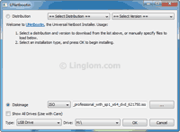 Select Image File on UNetbootin