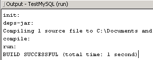 Connected MySQL successful