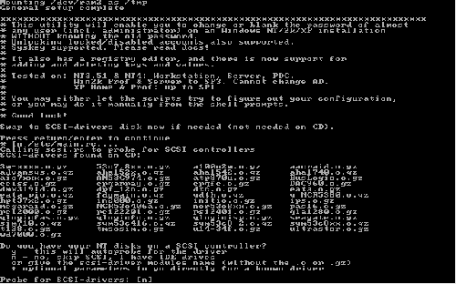 Does your Windows on SCSI drive?