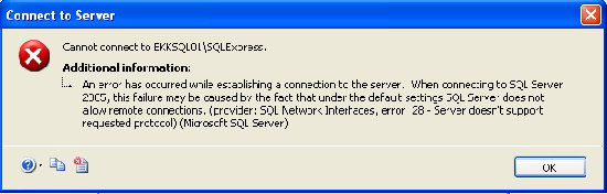 SQL Server does not allow remote connection