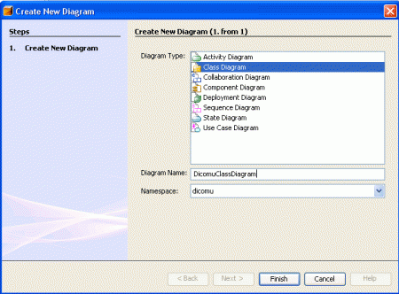 Select diagram type