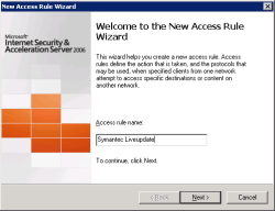 Create New Access Rule