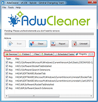 AdwCleaner - Finished Scanning