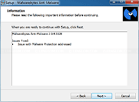 Malwarebytes Anti-Malware Installation - Information