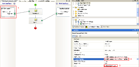 Change pipeline and receive location