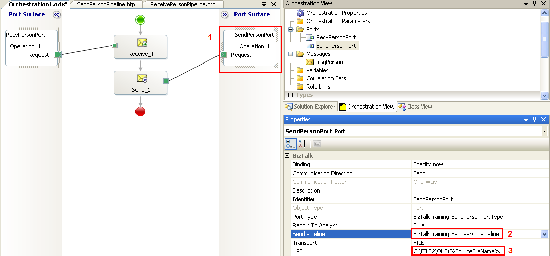 Change pipeline and receive location