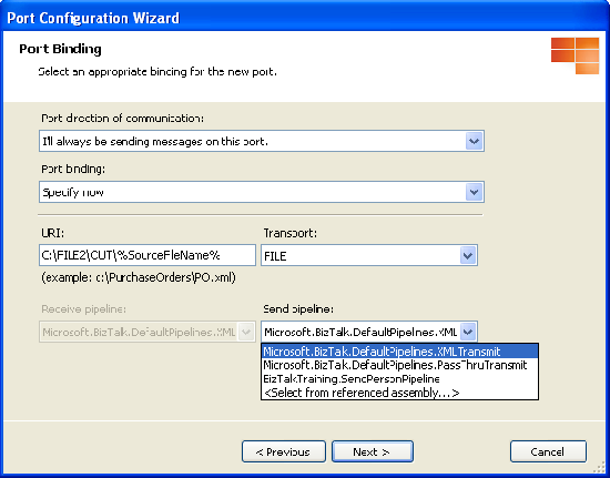 Configure Port Binding