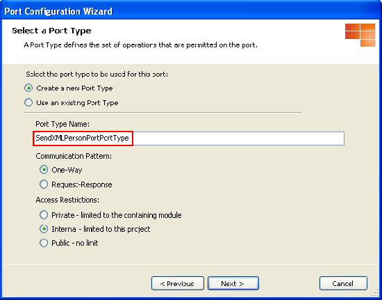 Configure Port Type