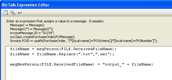 Alter the code on Message Assignment