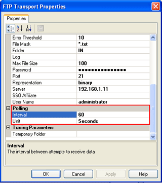 Change polling interval's time