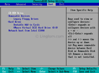 Boot Order in BIOS