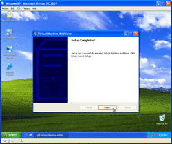 Finish Installing Virtual Machine Additions