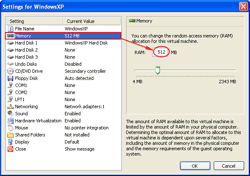 Adjust Memory Size