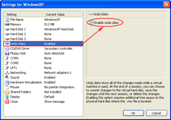 Enable/Disable Undo Disks