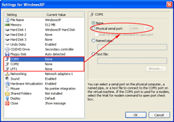 Add/Remove COM or LPT Ports