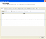 Outlook 2007 - Account Settings