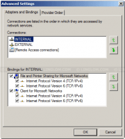 Configure Network Binding Order