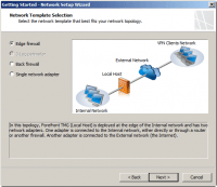 Network Template Selection