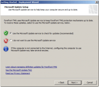 Enable Microsoft Update for Forefront TMG 2010