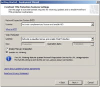 Configure Network Inspection System (NIS) and Web Protection