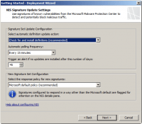 Configure NIS Signature Update Settings