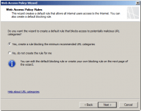 Web Access Policy Rules