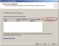 Configure Web Cache