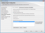 Database Engine Configuration