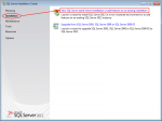 New SQL Server stand-alone installation