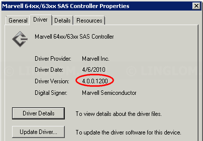 Updated Marvell 64xx/63xx SAS controller driver