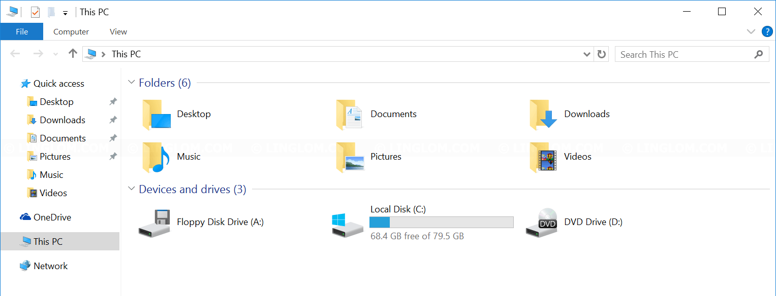 configure where windows defaults download files