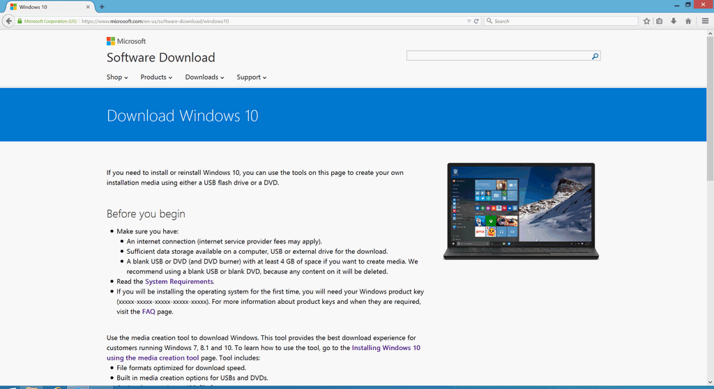 Download and install Windows 10 - Linglom.com