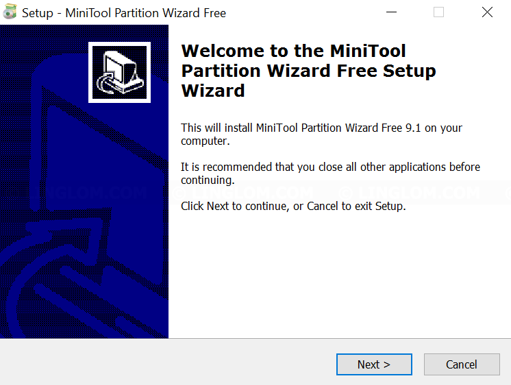 Install MiniTool Partition Wizard