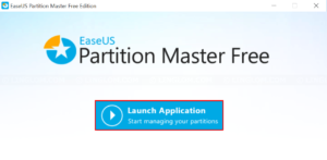 Run EaseUS Partition Master