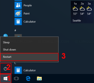 Restart Windows 10