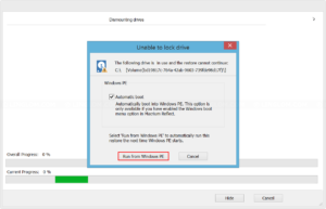 Run from Windows PE
