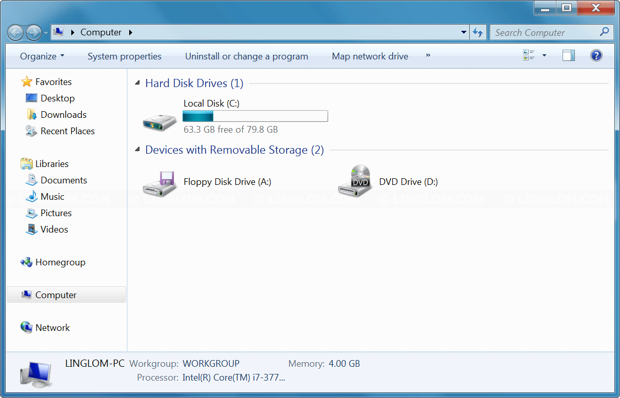 my computer icon windows 8