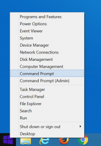 Open Command Prompt