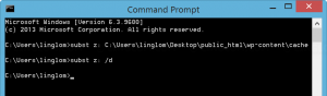 Delete a virtual drive with subst command