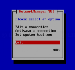 Exit Network Manager