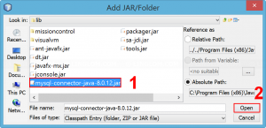 Add the JAR file to project